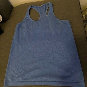 Size 12 baby blue lululemon tank top
